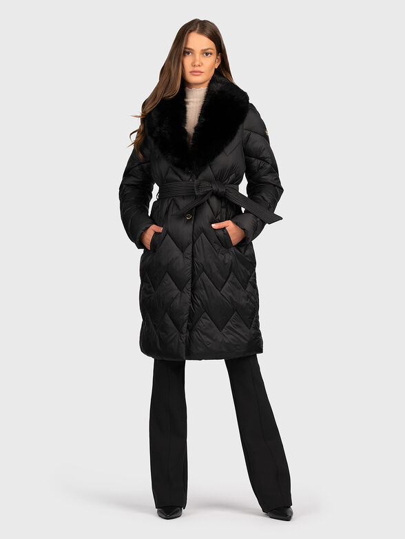 Black puffer jacket - 1