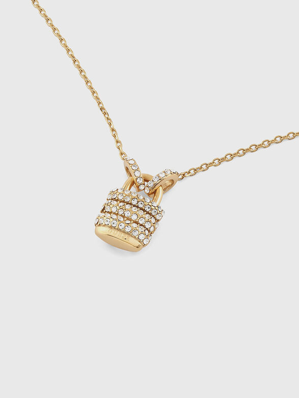 Necklace with rhinestones - 2