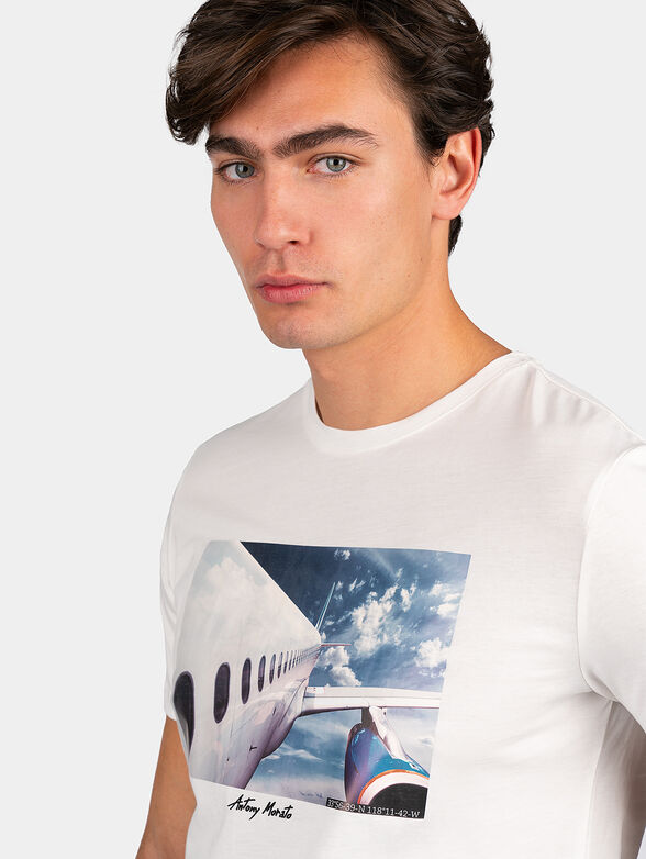 Black cotton t-shirt - 2