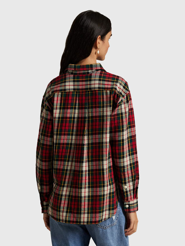 Plaid cotton twill shirt - 3