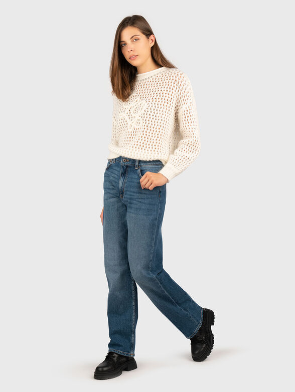 Knitted wool blend sweater - 2