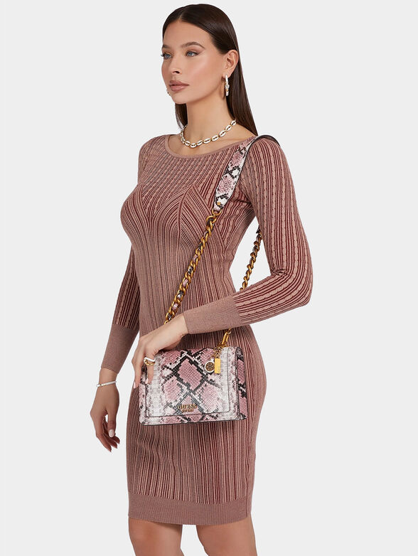 ABEY crossbody bag with snake texture - 2