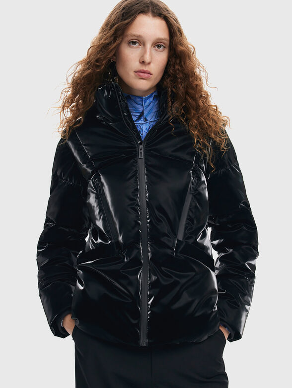 Jacket with patent effect  - 1