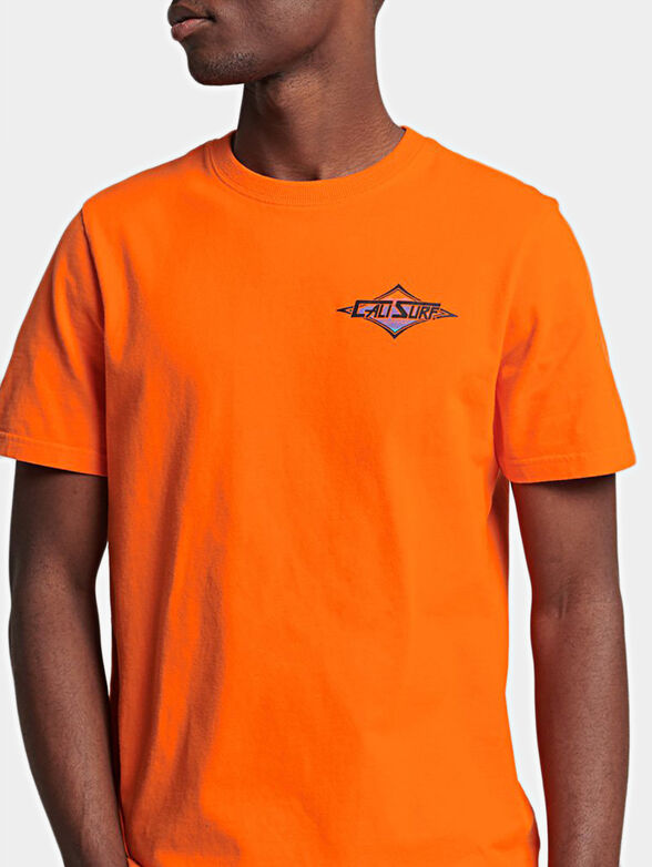 Black T-shirt with print - 1