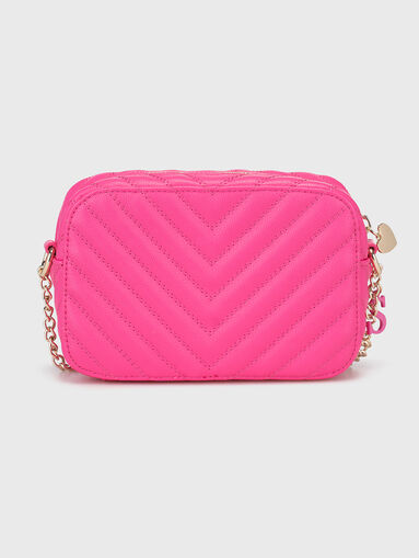 Black crossbody bag with quilted effect - 3