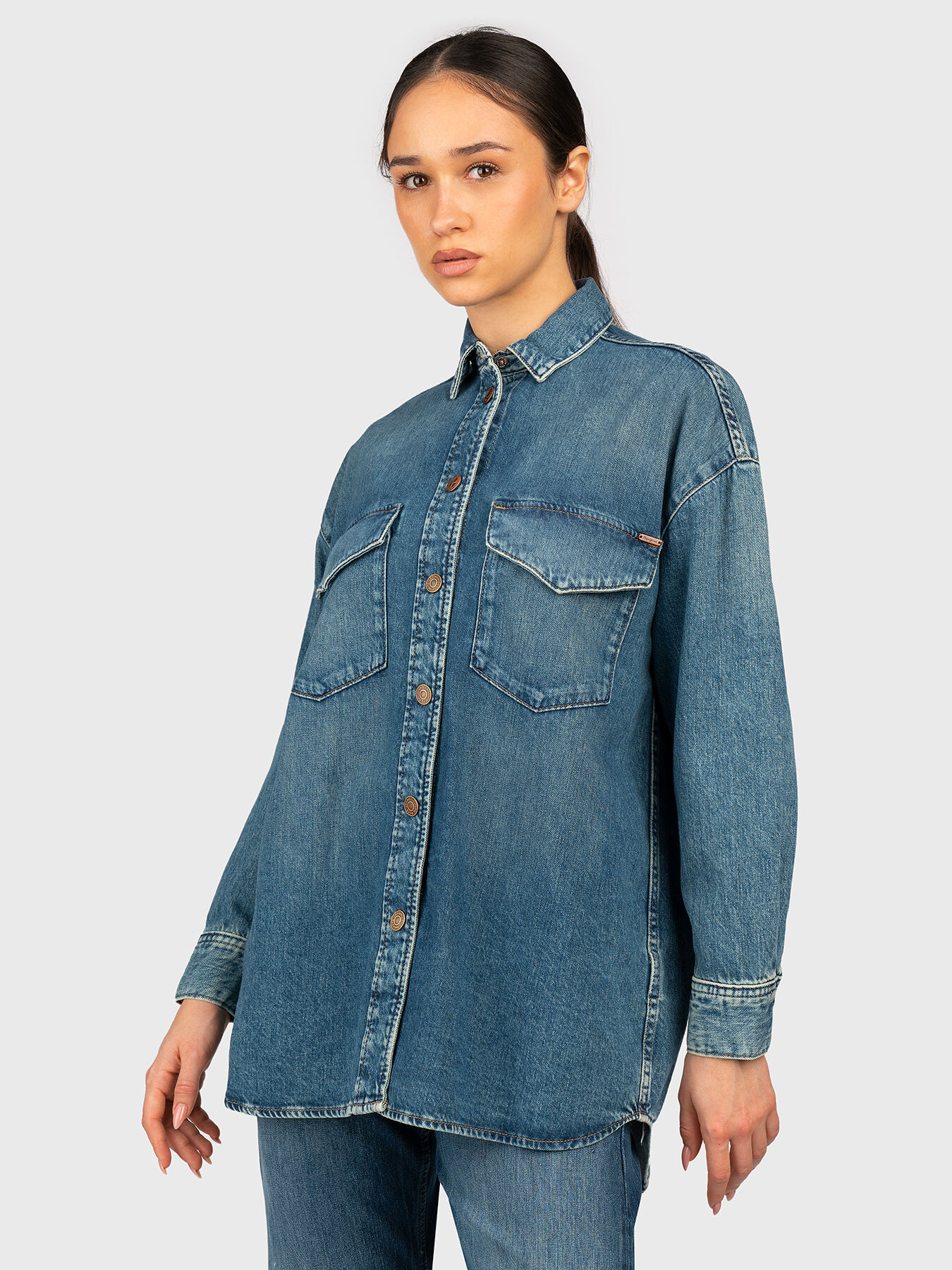 AUDREY denim shirt brand Pepe Jeans Globalbrandsstore en