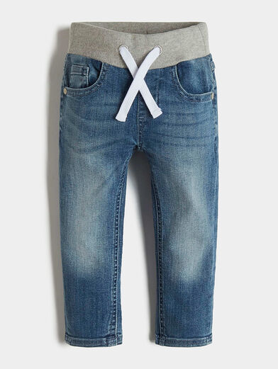 Jeans with elastic waist - 1