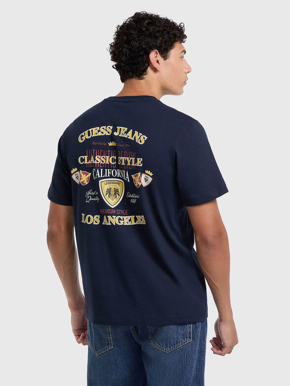 Cotton T-shirt with accent back - 2