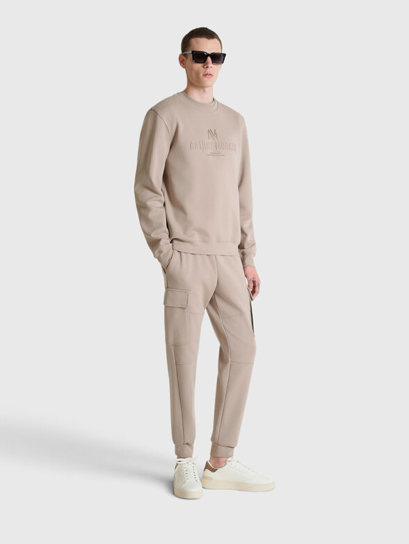 Beige sweatshirt - 2