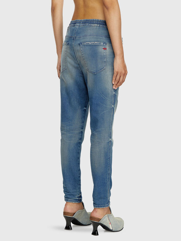 2041 D-FAYZA JOGG blue jeans with elastic waist - 2