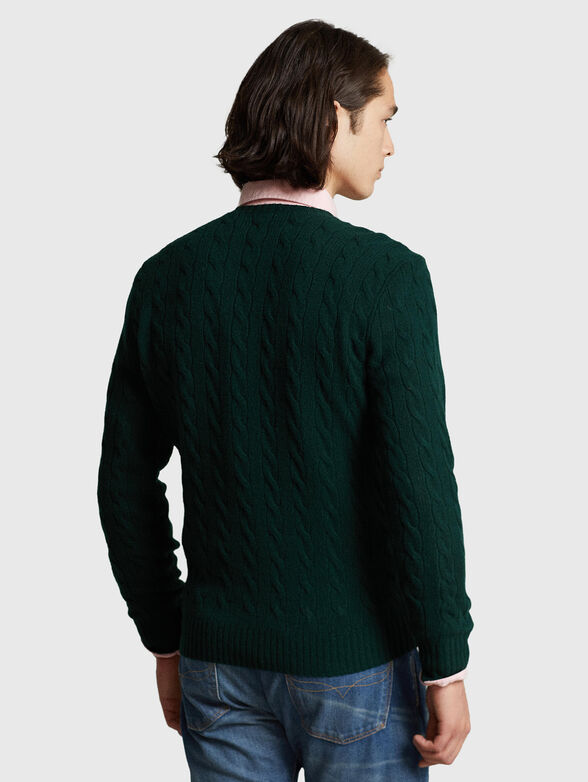 Wool and cashmere blend sweater - 3