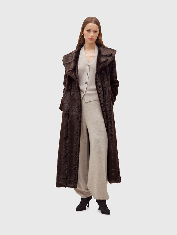 Long coat in soft texture - 2