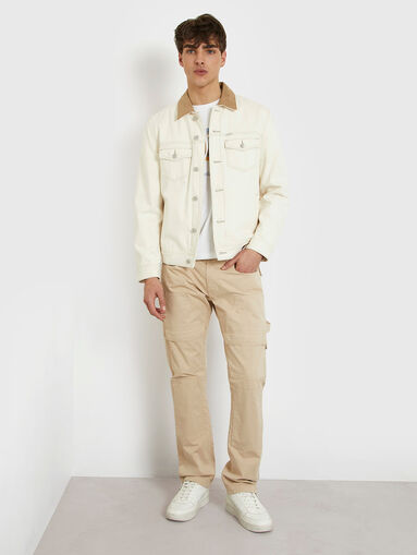 UTILITY beige cargo pants - 5