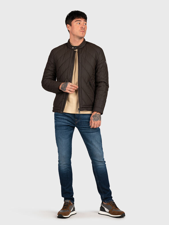 Black quilted jacket - 2