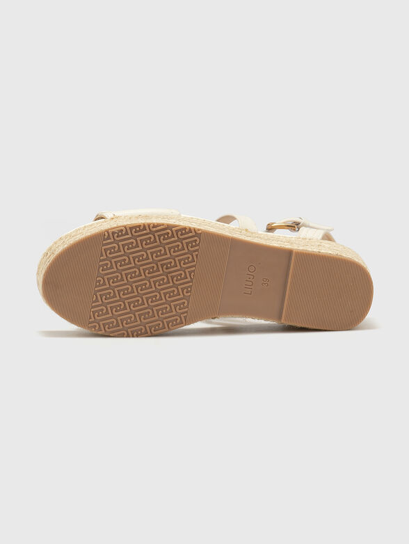 BALI 01 leather sandals in brown - 5