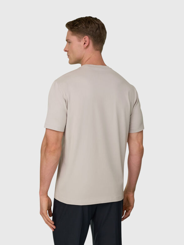 Cotton blend T-shirt with logo - 3
