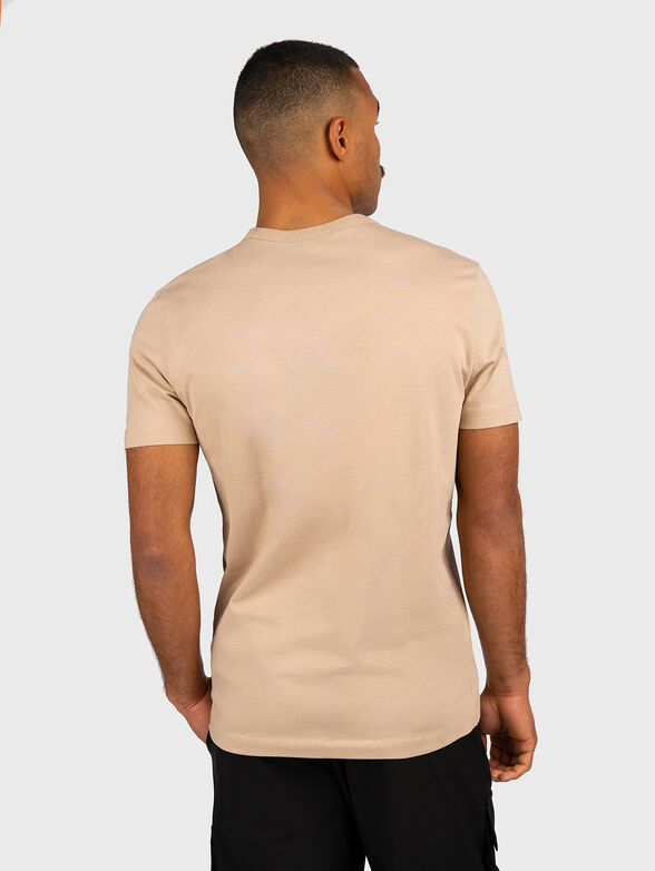 Cotton T-shirt with oval neck - 3