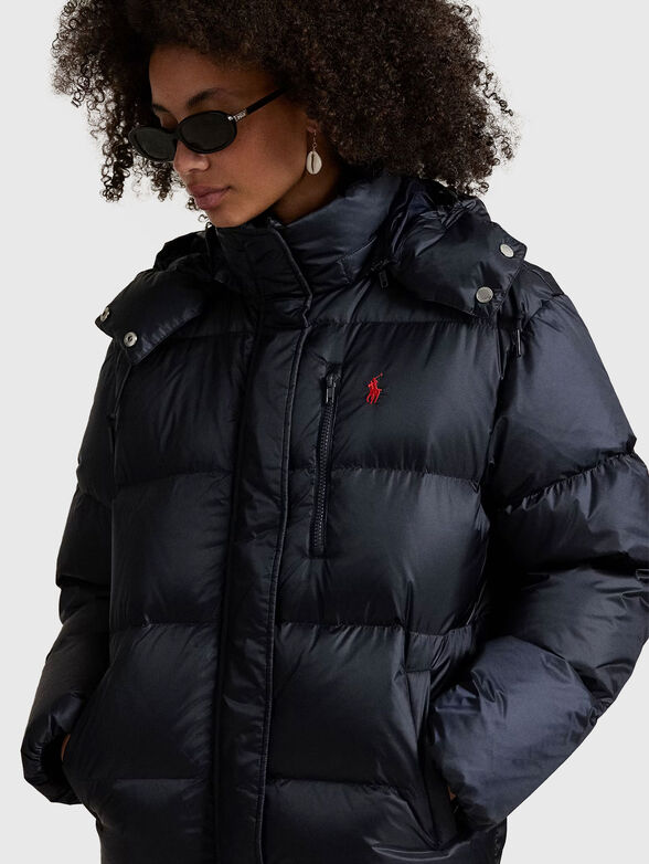 Navy down jacket - 4
