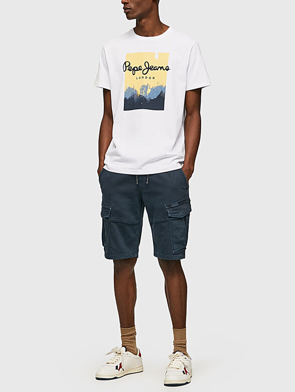 ROSLYN T-shirt with print and logo - 2