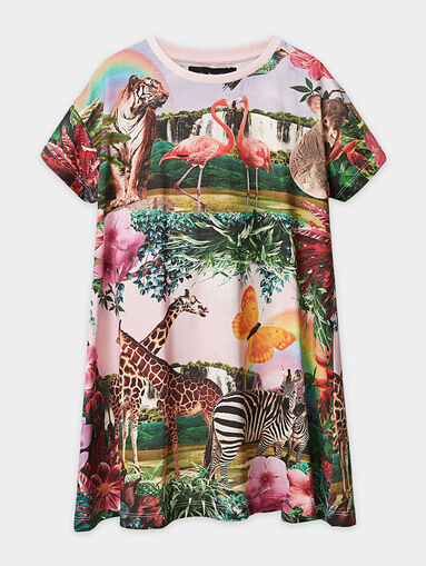 ANA dress with tropical print - 5