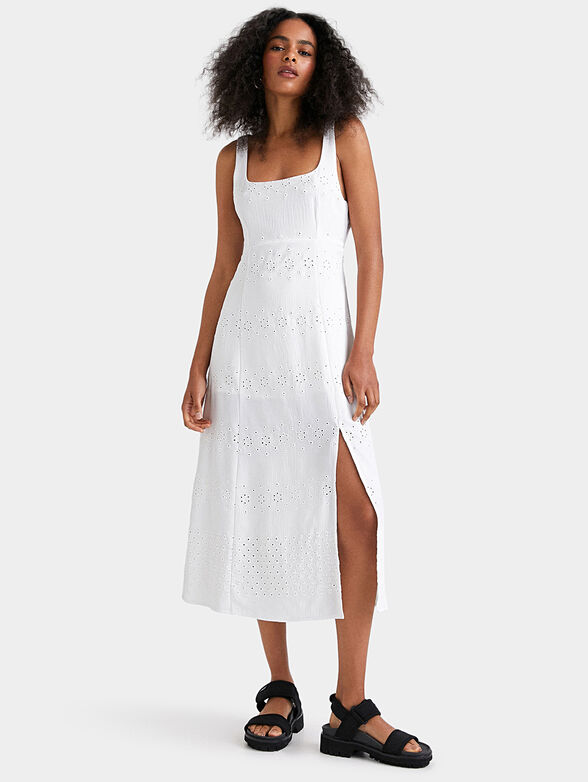 OLGA white dress with open back - 1