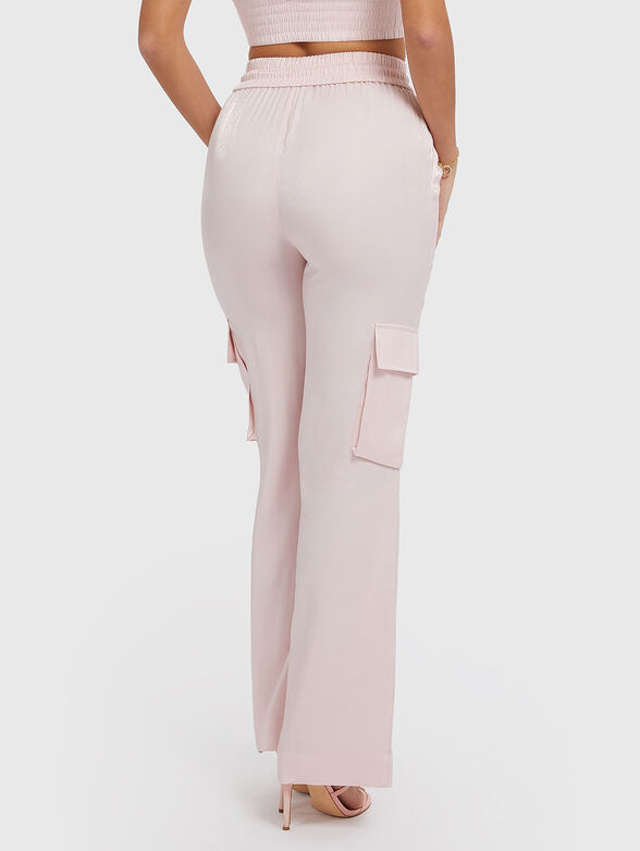 CHANTAL satin cargo pants - 2