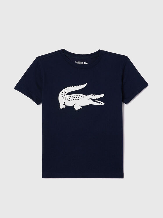 White t-shirt with contrast print - 1