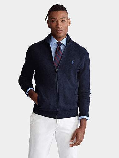 Cardigan with a zip - 4