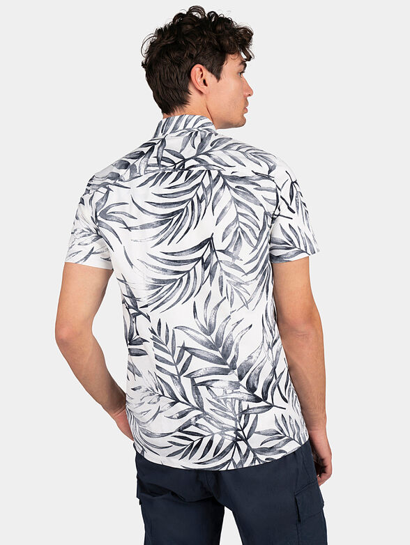 SUNSET shirt with tropical print - 2