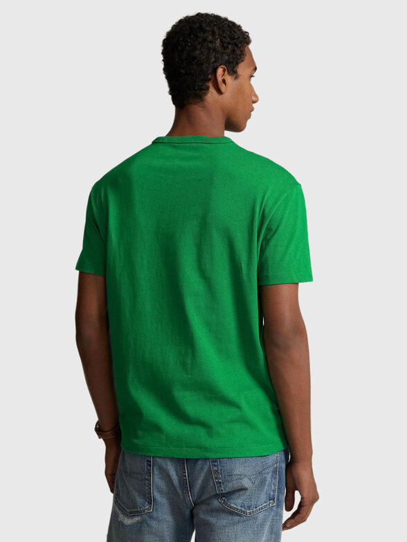 Green cotton T-shirt - 3
