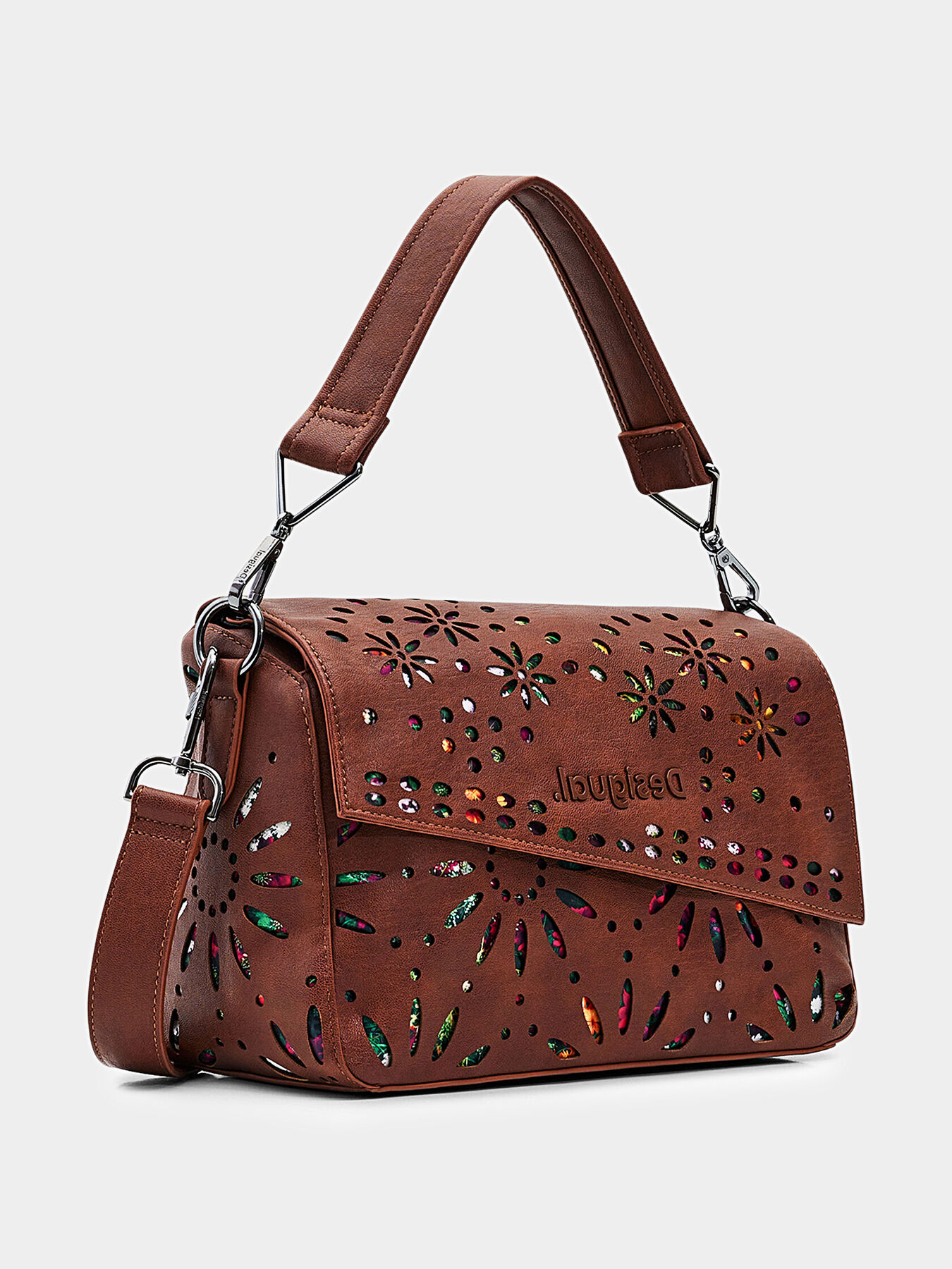 ショルダーバッグ Desigual Pattern Leather Sacoche Bag Desigual Medium Patchwork Faux Leather Crossbody Bag | Nordstrom