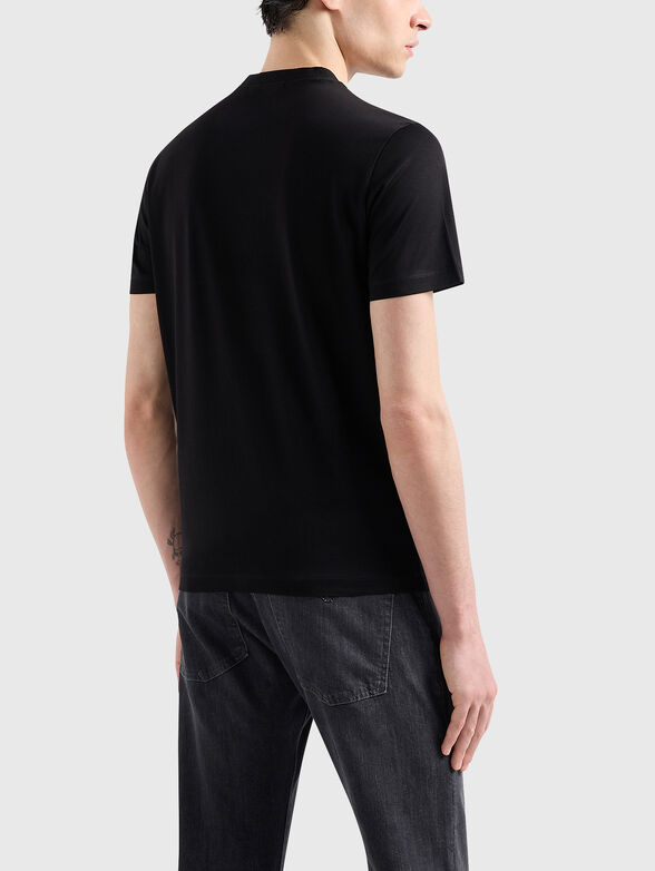 Black T-shirt with logo - 3