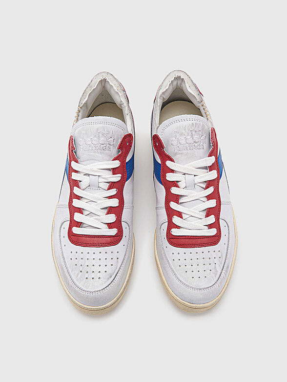 MI BASKET ROW sports shoes with contrasting inserts - 6