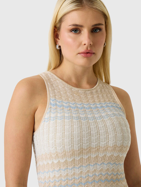 ROSALYN knit dress with lurex threads - 4