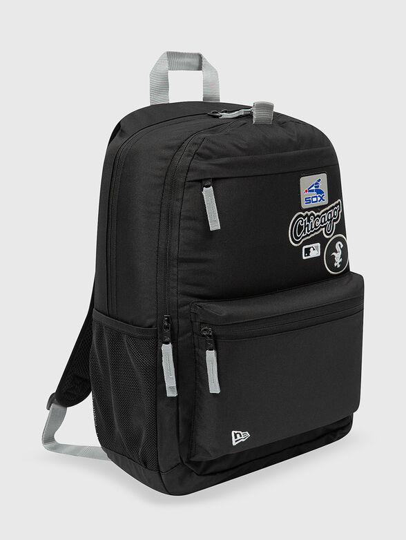 Unisex black backpack - 2
