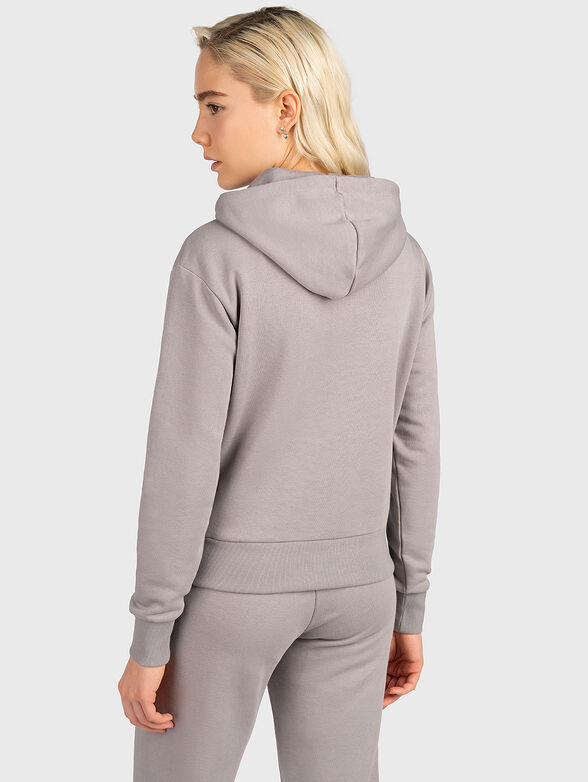 BRISSAGO black sweatshirt with color accent - 3