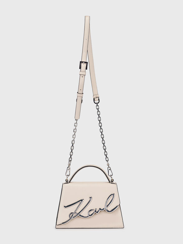 K/SIGNATURE 2.0 crossbody bag in leather  - 2