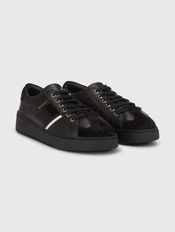 Leather sneakers - 1
