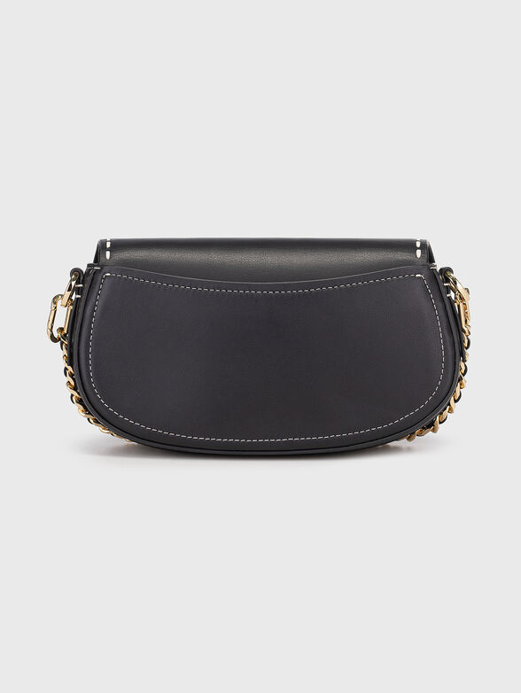 Small hand-stitched leather crossbody bag - 3