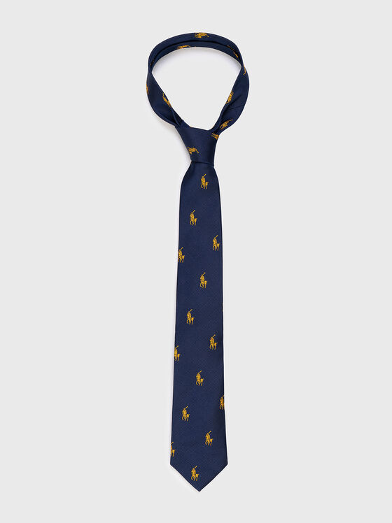 Вратовръзка от коприна с лого ефект - 1
