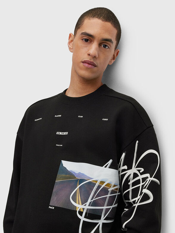 DERAL sweatshirt with art print - 4