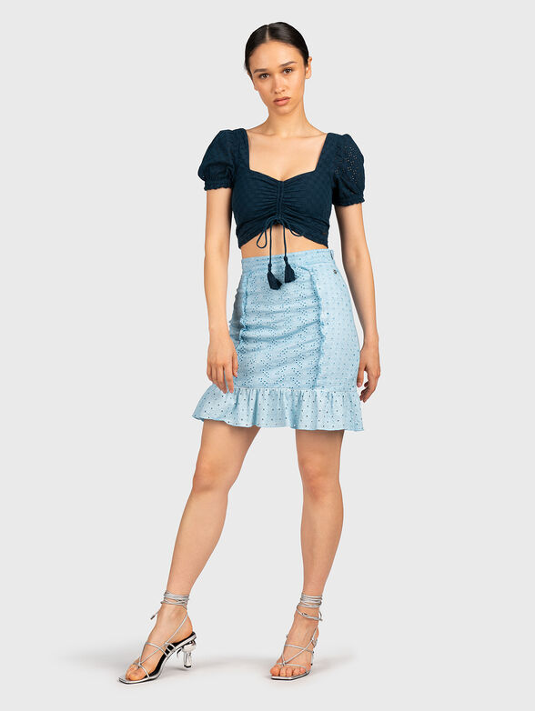 AINI mini skirt with embroidery - 4