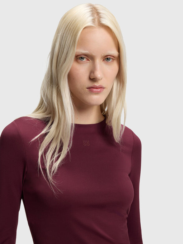 Slim long sleeved blouse - 4