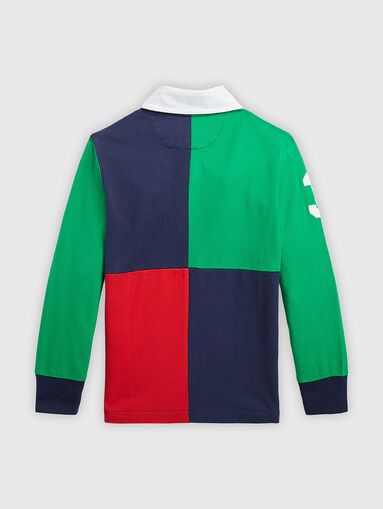 Polo-shirt with color-block effect - 5