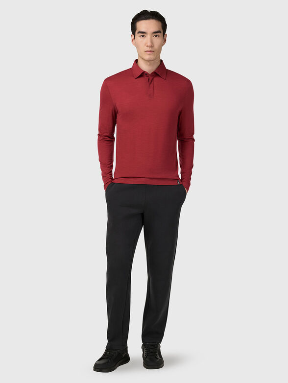 Wool blend polo shirt - 2