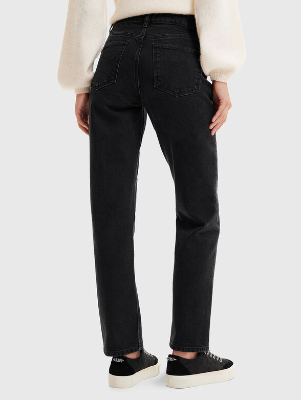 Black jeans with accent pockets - 2