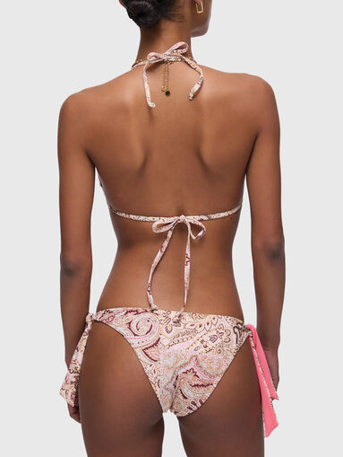 Floral print bikini top - 3