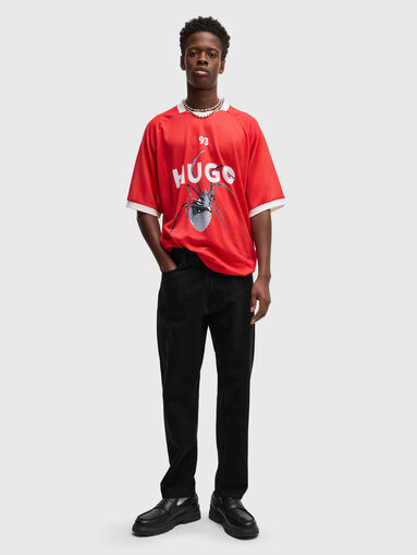 Straight jeans with logo - 5