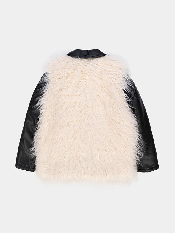 Short jacket with eco hair - 1