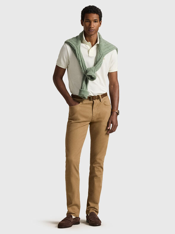 Slim beige trousers - 5